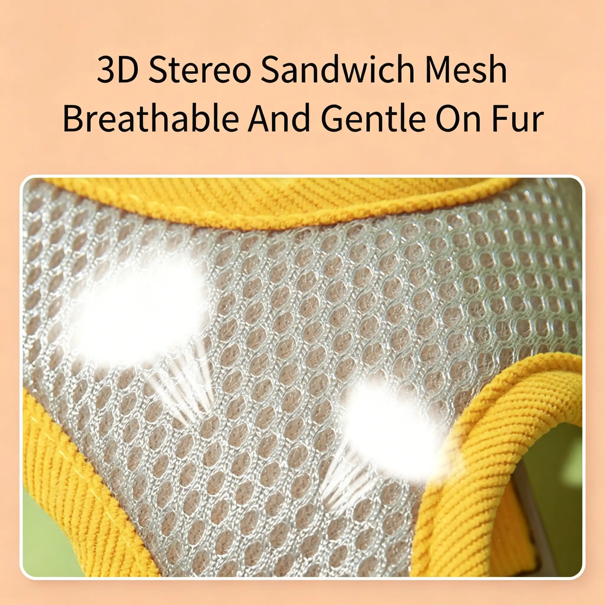 JH-D007 3D sandwich breathable mesh fabric, skin friendly air permeable inner layer close-up