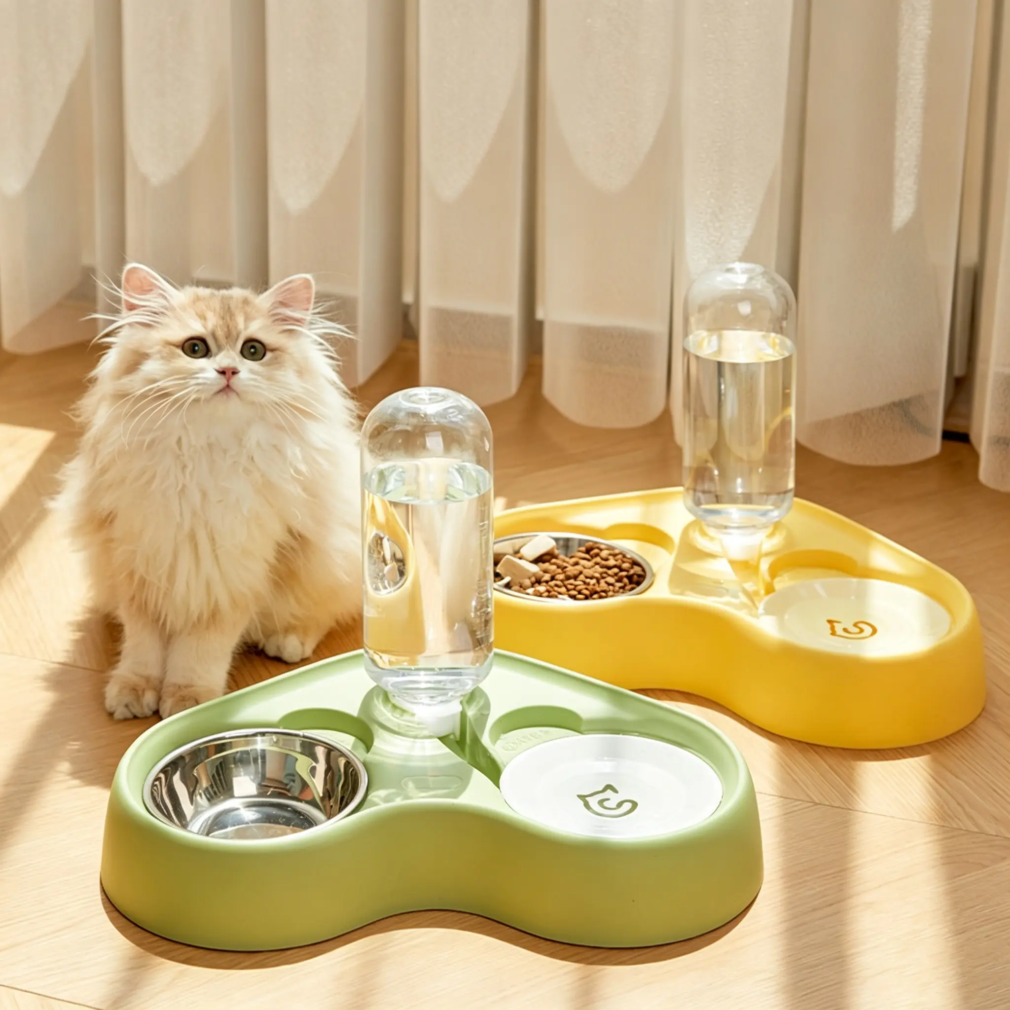 2 in 1 Pet Feeder Bowl